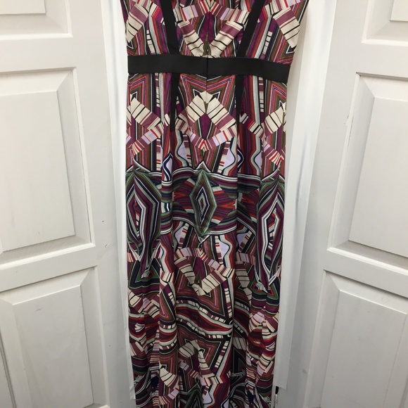 Sabine Colorful Geometric Pattern Maxi Dress - Picture 11 of 16